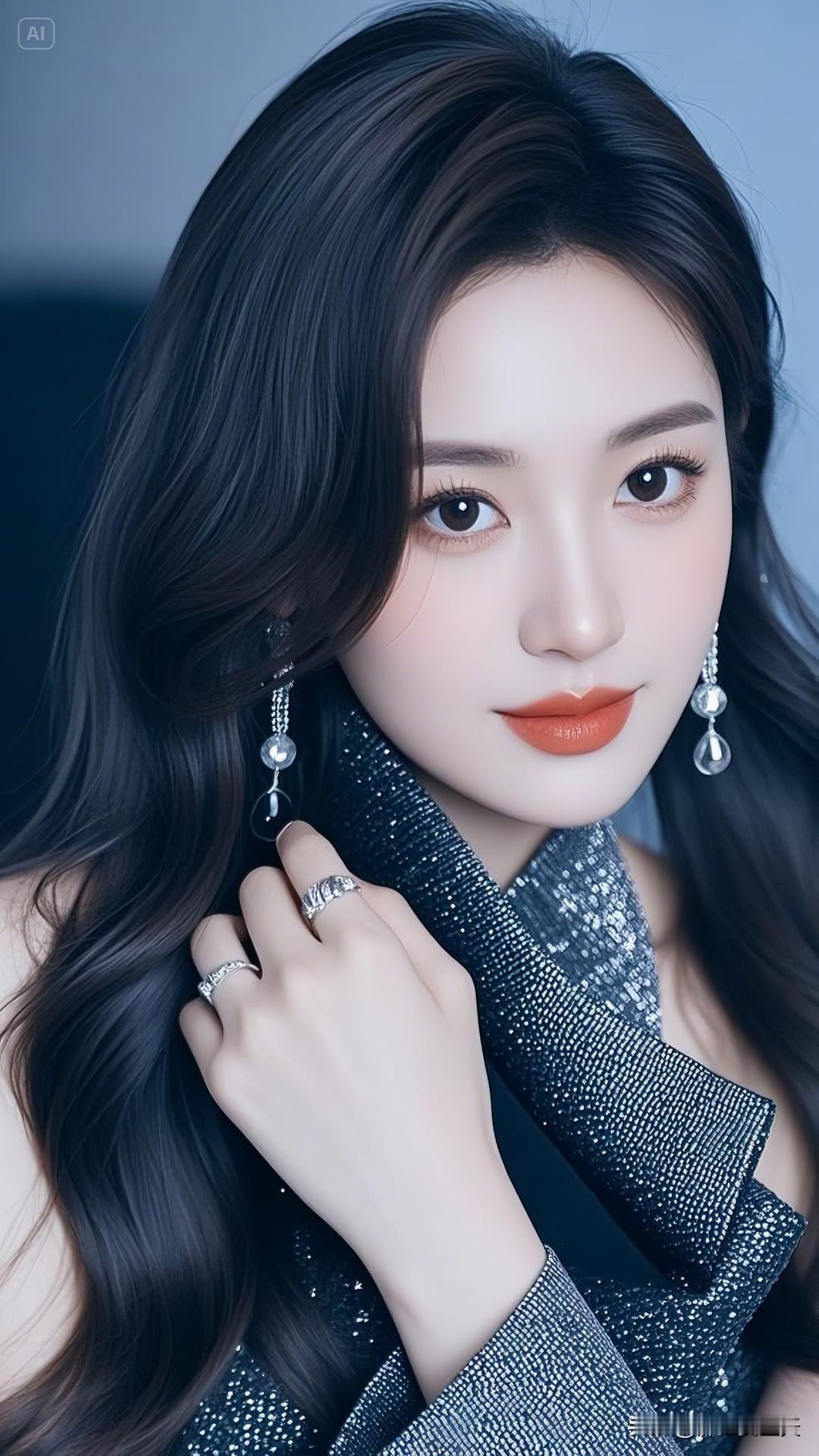 雨太大，撑伞也没有用，我的意思是无所谓了。美女人像群高清美女