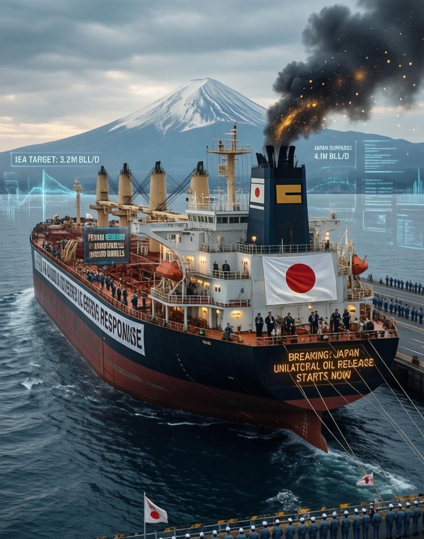 日本那边，最近做了一件以前没做过的事。首相高市早苗宣布，3月16号开始，释放