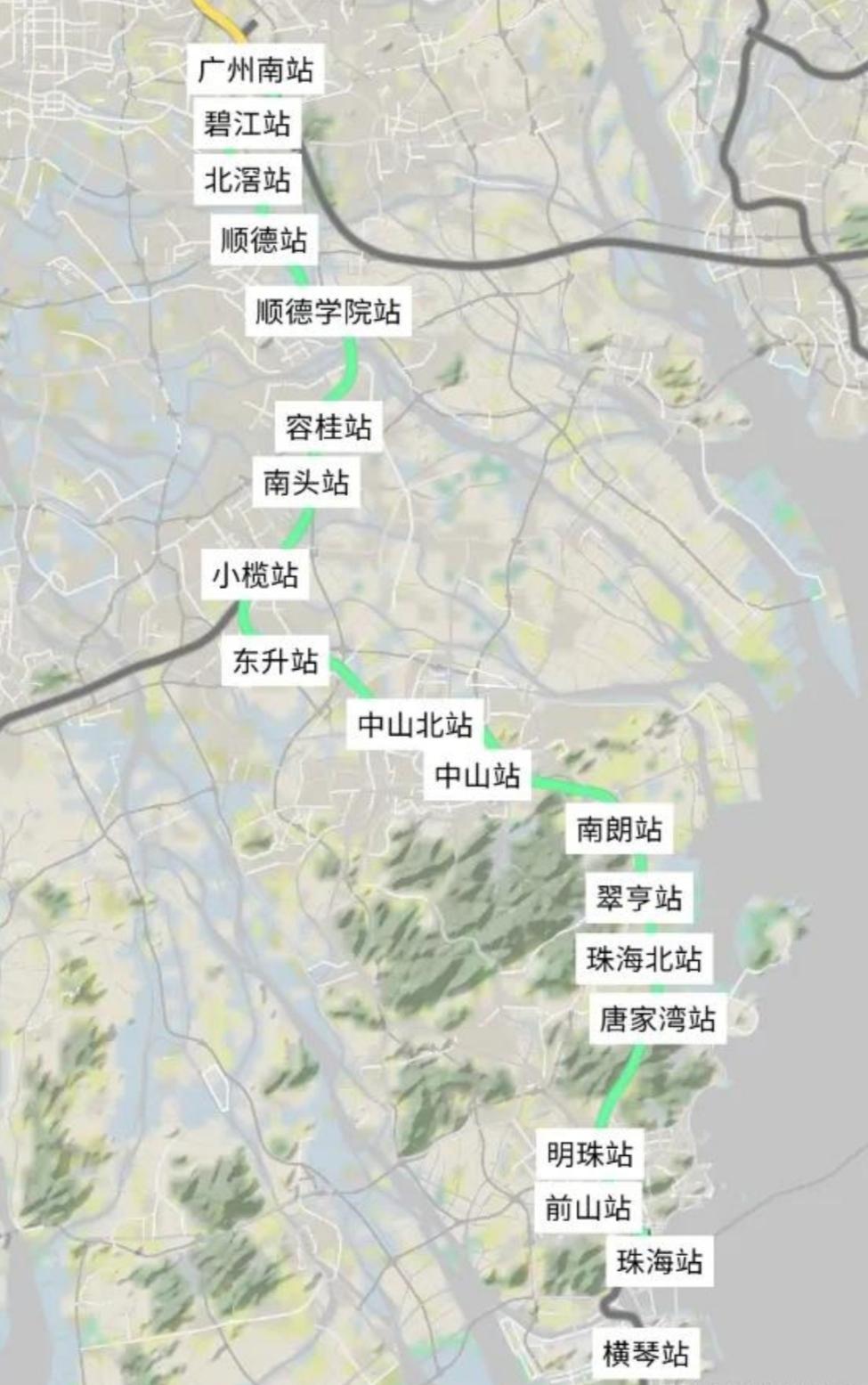 关于广珠城际铁路信息如下：1.**番禺站早已开通，并非2024年5月新开通