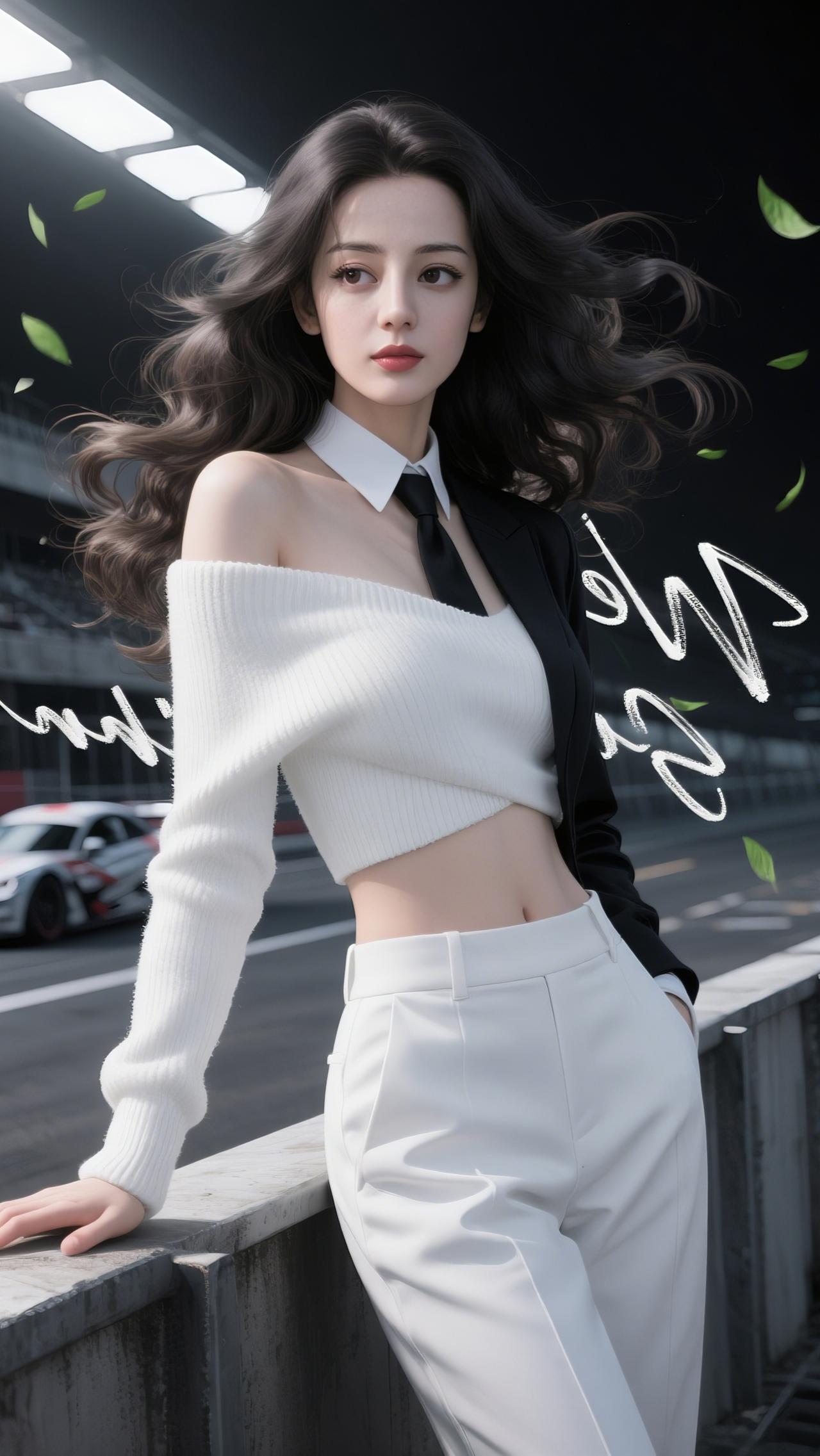 赛场上的酷炫女郎，手持枪械，帅气十足！🔫💃🏻女孩动漫图动漫人物女动漫风
