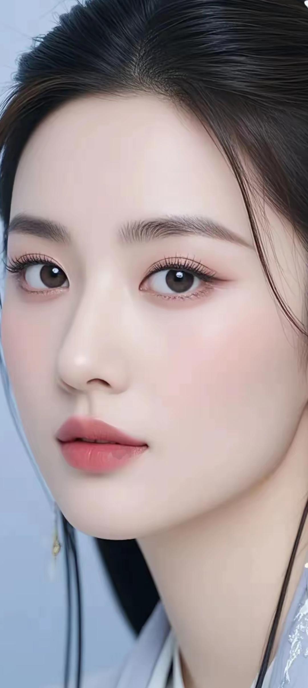 温柔古典的东方美人，浅笑嫣然，韵味十足。