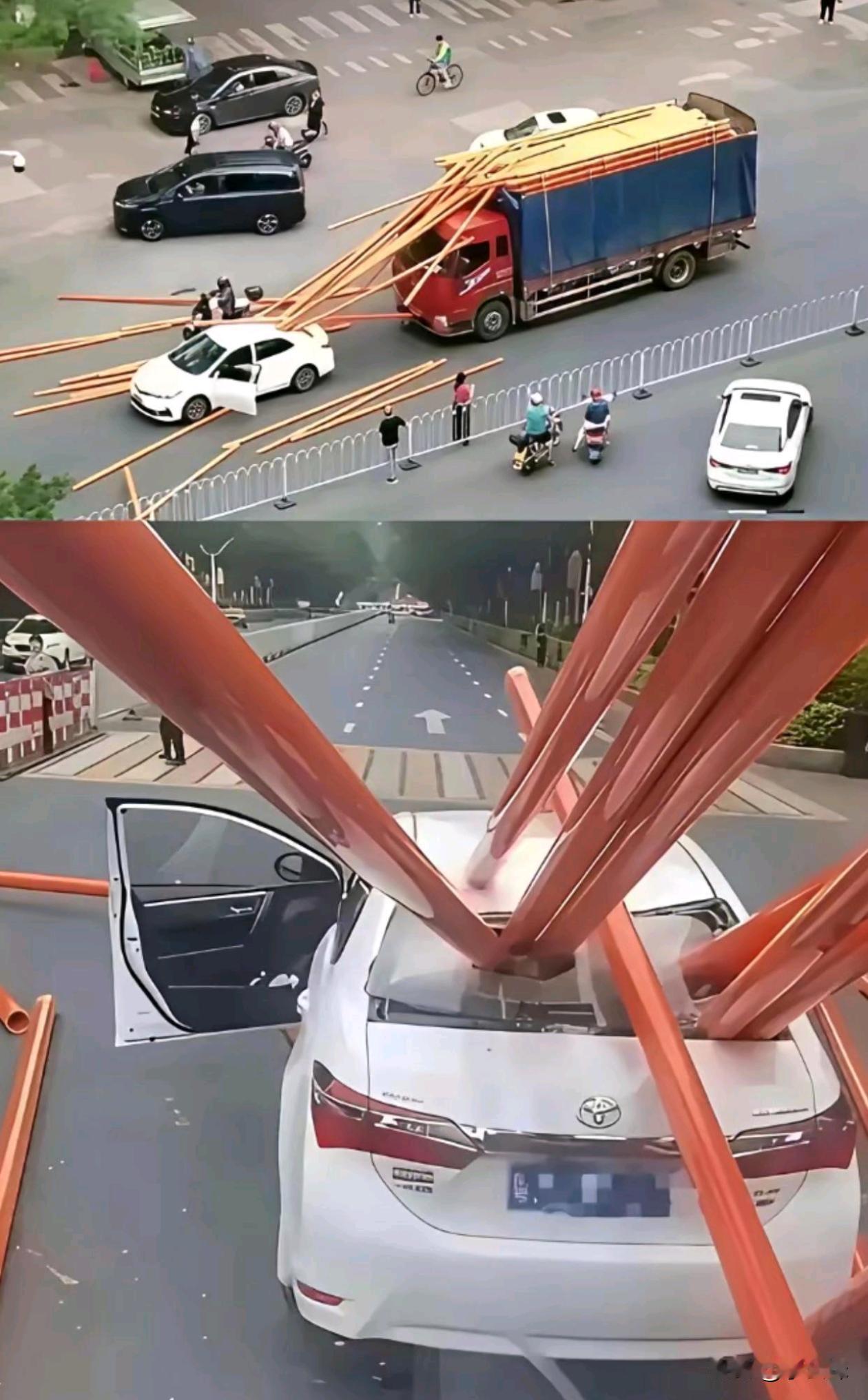 遇到大货车尽量还是能躲就躲