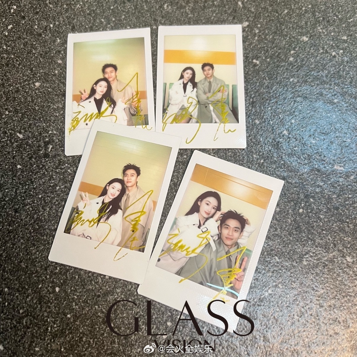 姐姐姐夫真的拍杂志了还拍了双人拍立得！！！郭晓婷王天辰双人拍立得郭晓婷王天辰GL