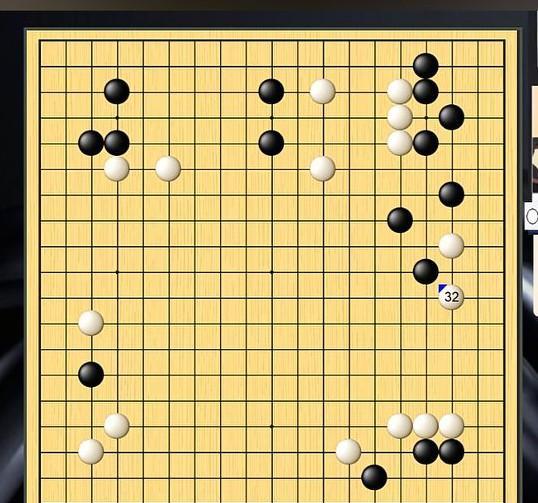 王星昊黑棋刚在右上打穿，安成浚白棋尖顶不退，棋盘上火药味直接炸了。AI胜率像坐
