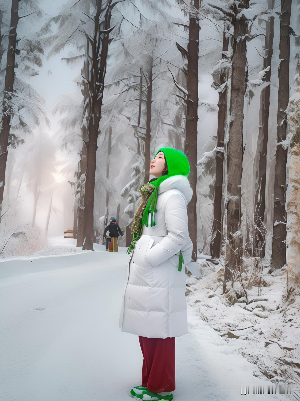 在AI绘画的世界里，色彩和形象的组合常常打破常规。这顶绿帽，也许并非传统意义上的