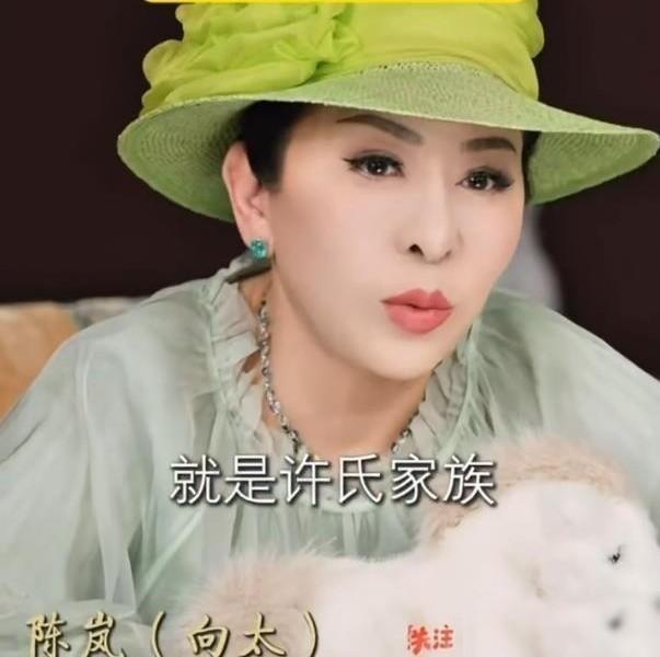 5月25日，向太陈岚，公开谈起豪门的财富传承，她坦言，许氏家族的资产保卫战，打得