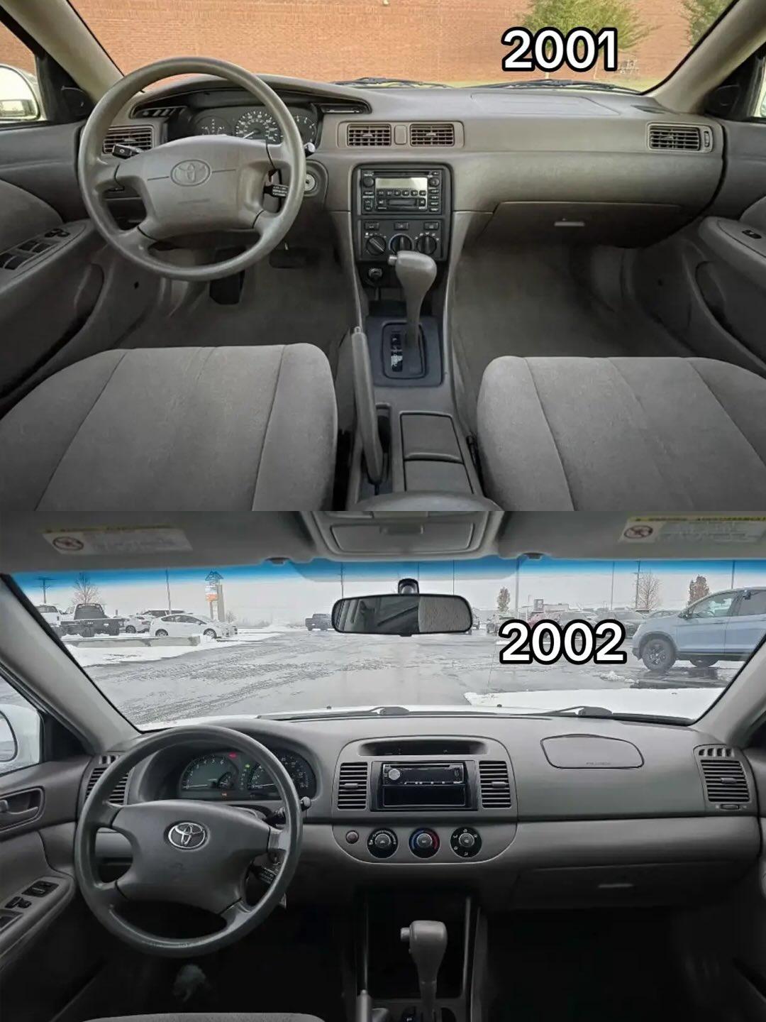 凯美瑞内饰变化（2001-2026）丰田凯美瑞（ToyotaCamry）是