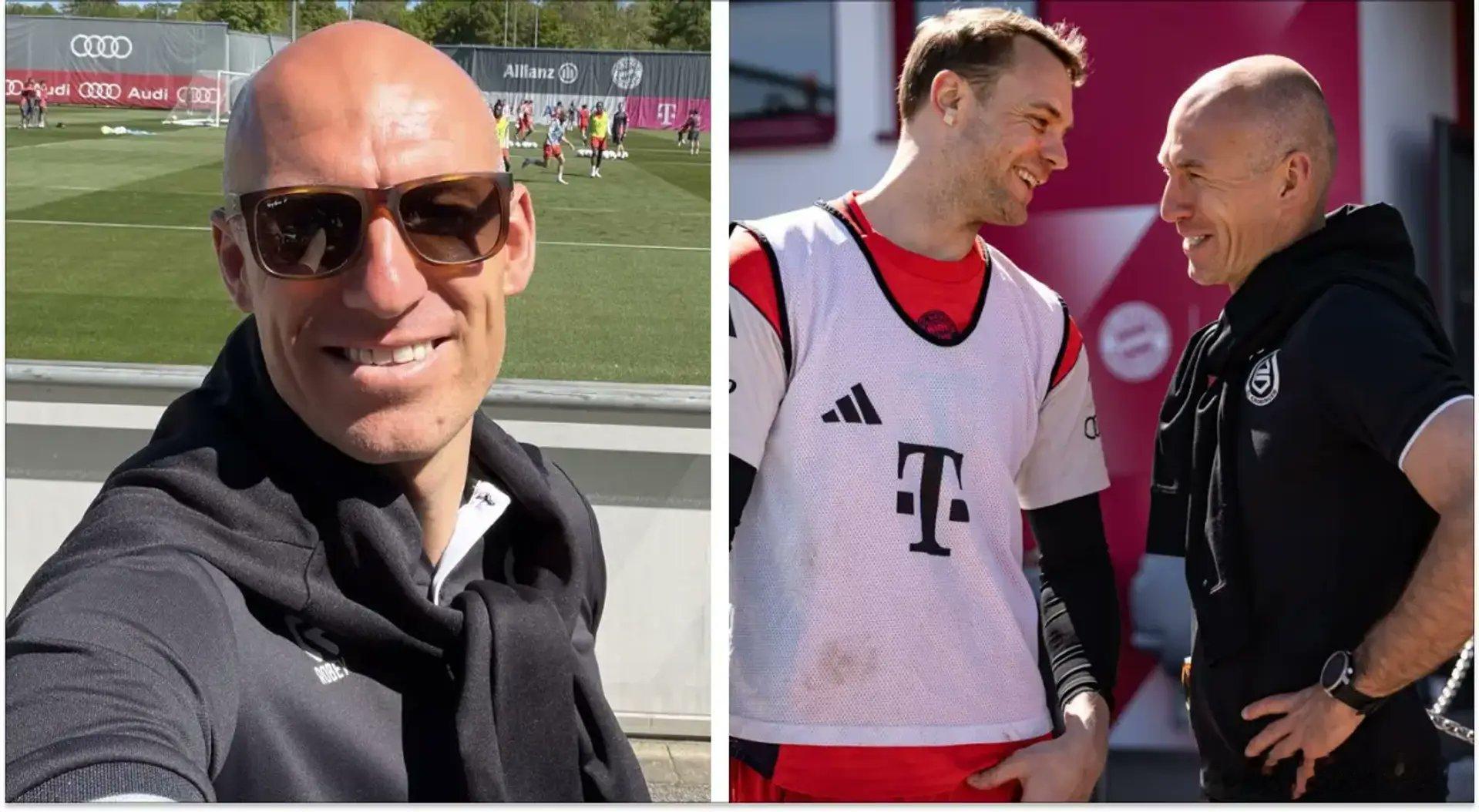 🚨阿爾揚·羅本談及他對週三比賽的預測：”拜仁將晉級，100%❗”❤️🤍🇳?