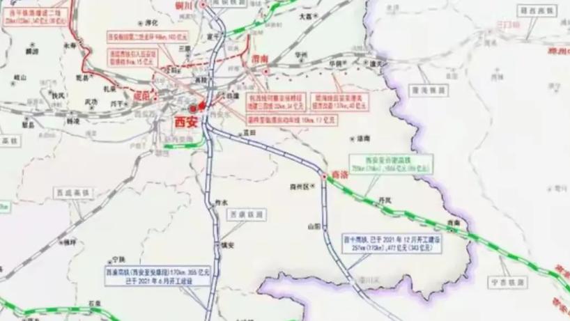 西合高铁新篇章：商洛至南阳段前期研究正式启动陕西方面力推“线路一”方案，该方案