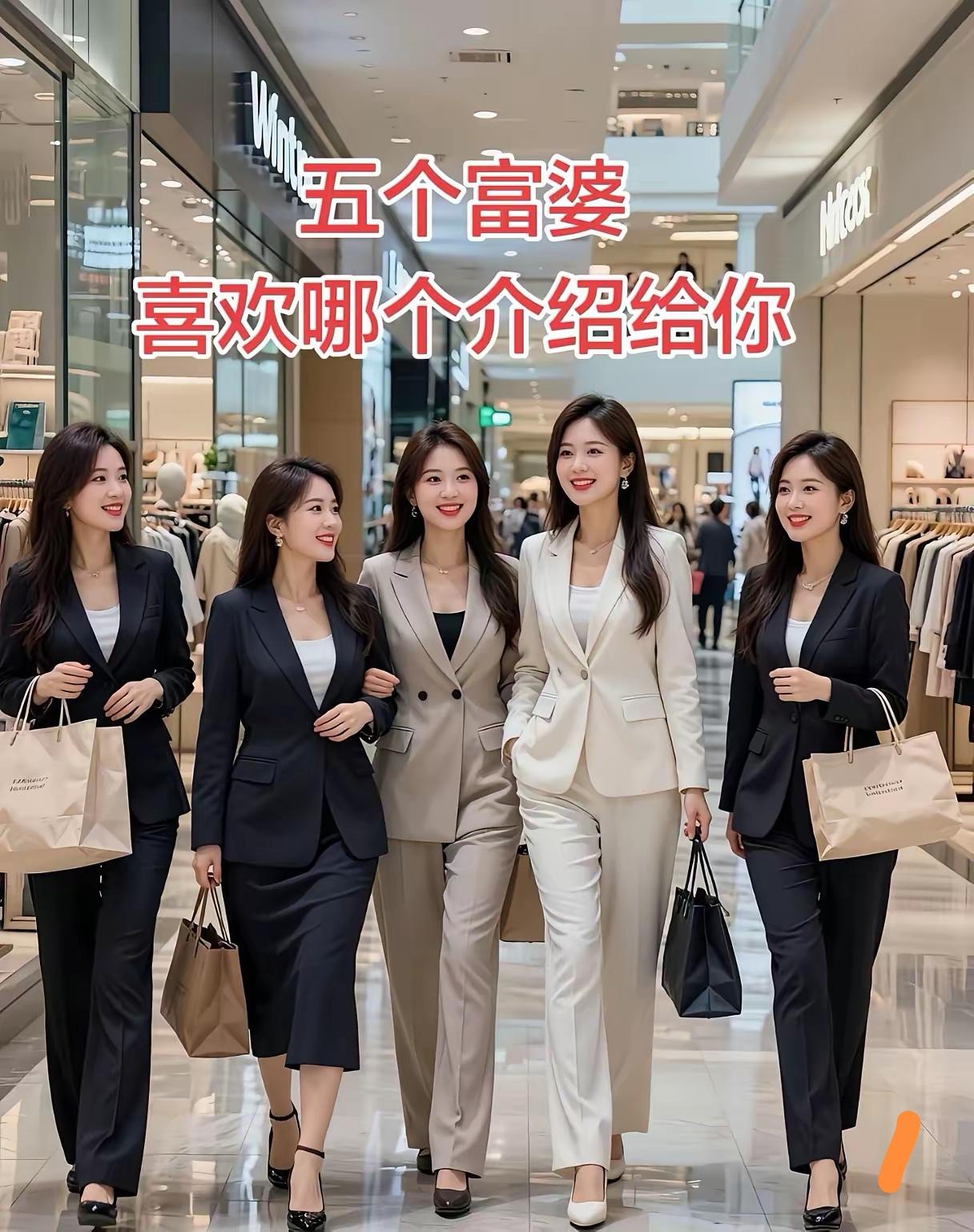 1.没有富婆样，富家女可以有。2.这才是真正的富婆。