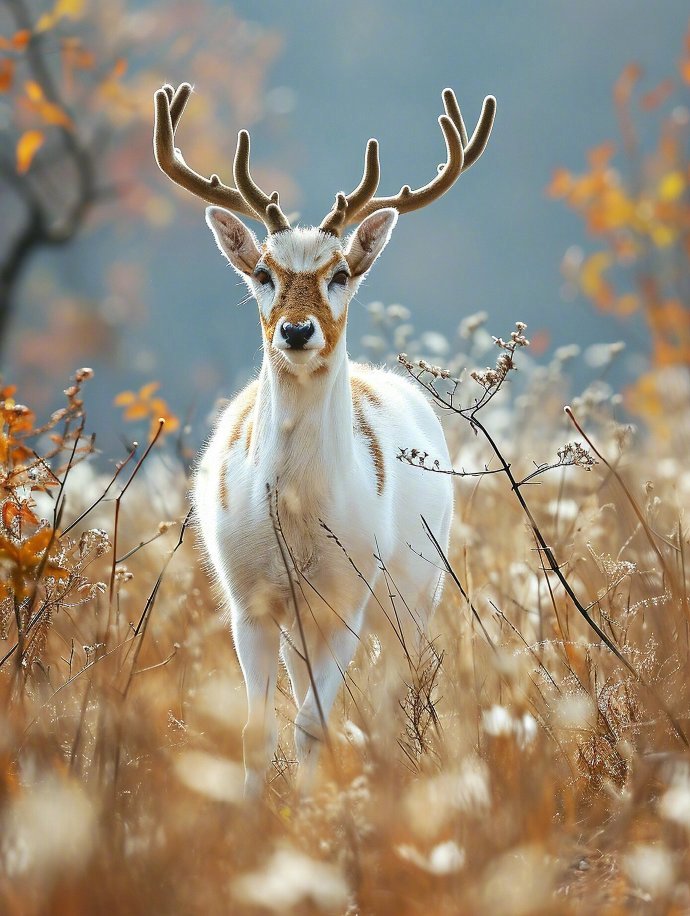 有灵性的小鹿！看到你会幸运一整年。​​​