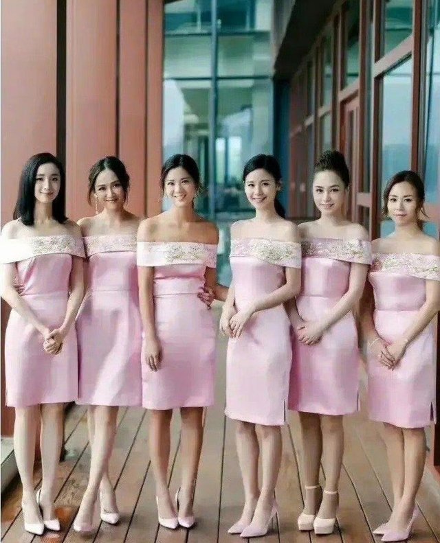 陈妍希当年的伴娘团可以算是伴娘界的天花板了吧​​​
