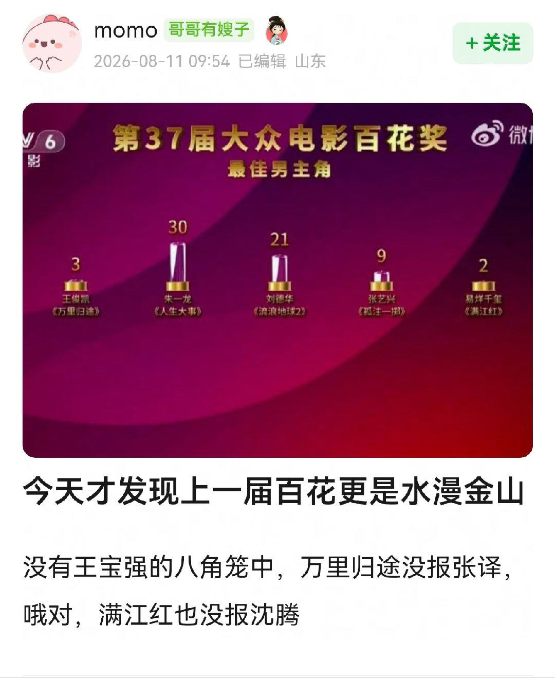 这届弃票率最高，太糊了都没什么人知道。。。