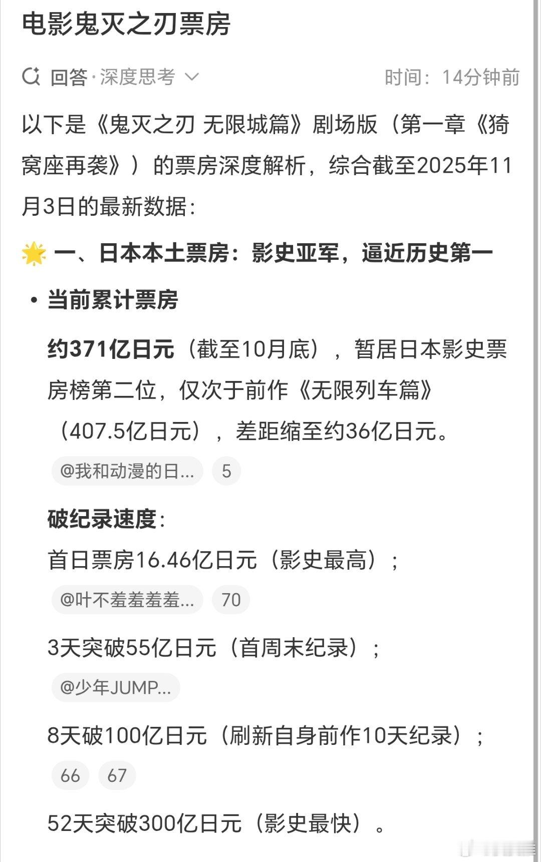 电影鬼灭之刃官方微博开通了，这部动漫片大家这么期待的吗？[doge][doge]