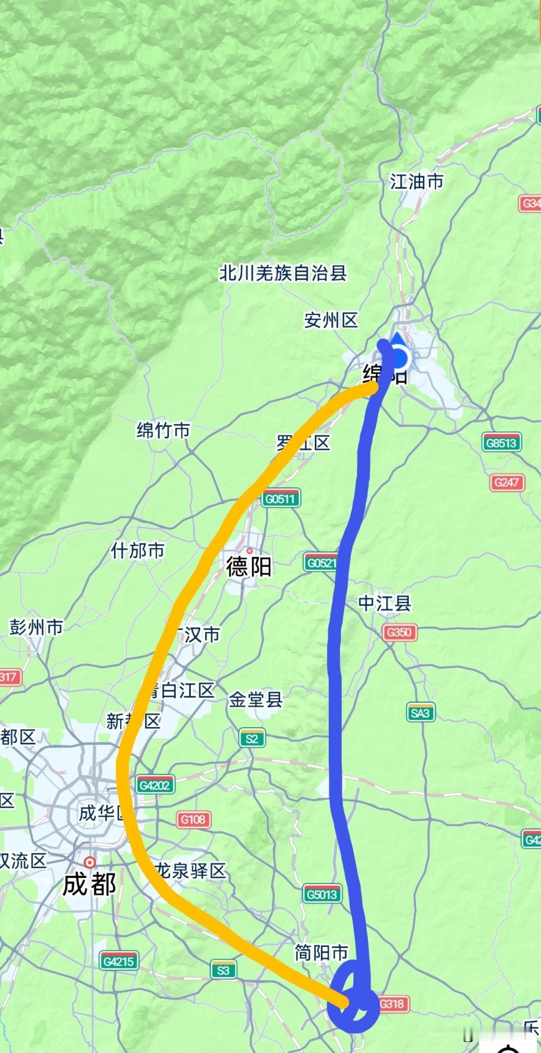 买不到回绵阳的机票，双流机场的票也没有了，不得以买了天府机场的机票，想到这样可要