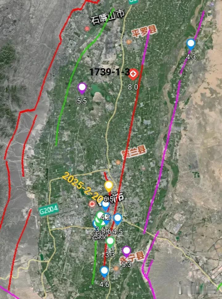 宁夏银川市银川隐伏断又发生地震，震中位于银川金区发生4.2级地震，这是2025年