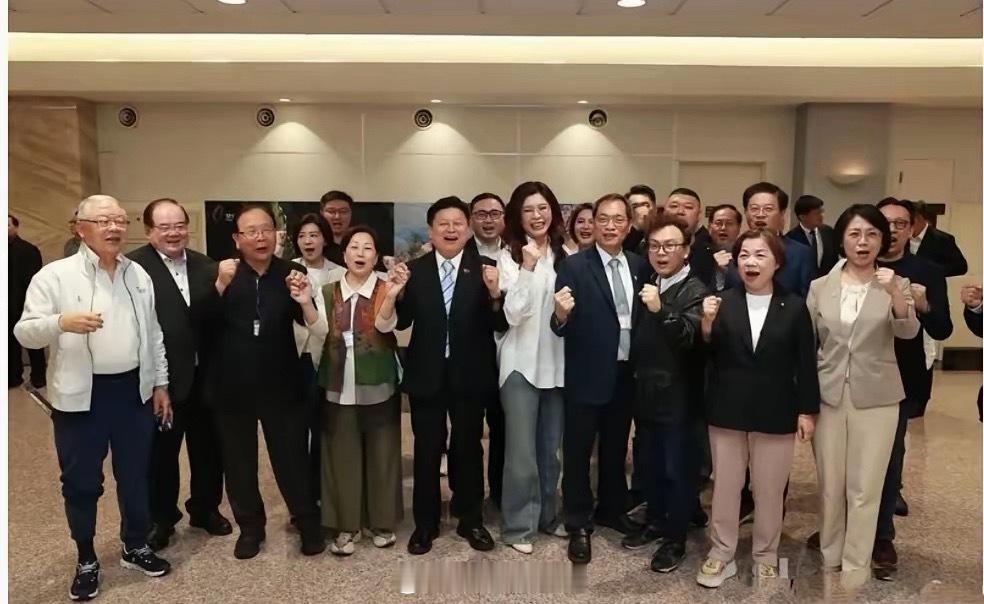 郑丽文班机抵达台湾桃园机场，傅昆萁、徐榛蔚率团接机，统派、独派双方叫阵！新党副秘