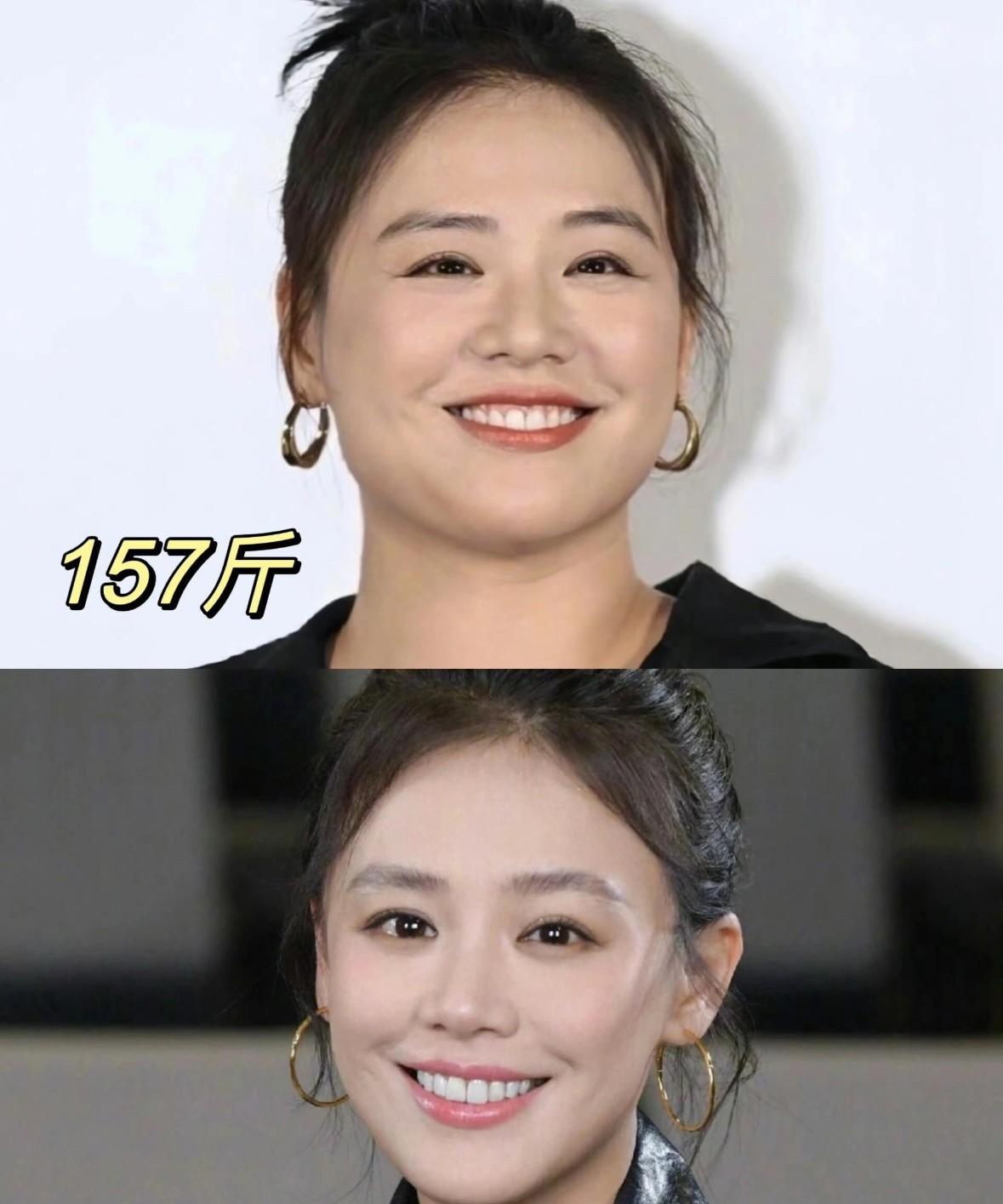 第一次这么直观感受到“女明星减肥”和“我减肥”的参差这哪是减肥啊，简直跟闹着玩