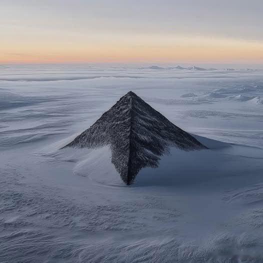 努纳塔克峰是从冰原或冰川中突出的山峰。这座高6,955英尺（2,120米）