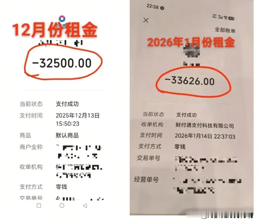 都说实体经济差做生意赚不到钱！差的是个别人吧？一个52平方的店面，租金要三万多一