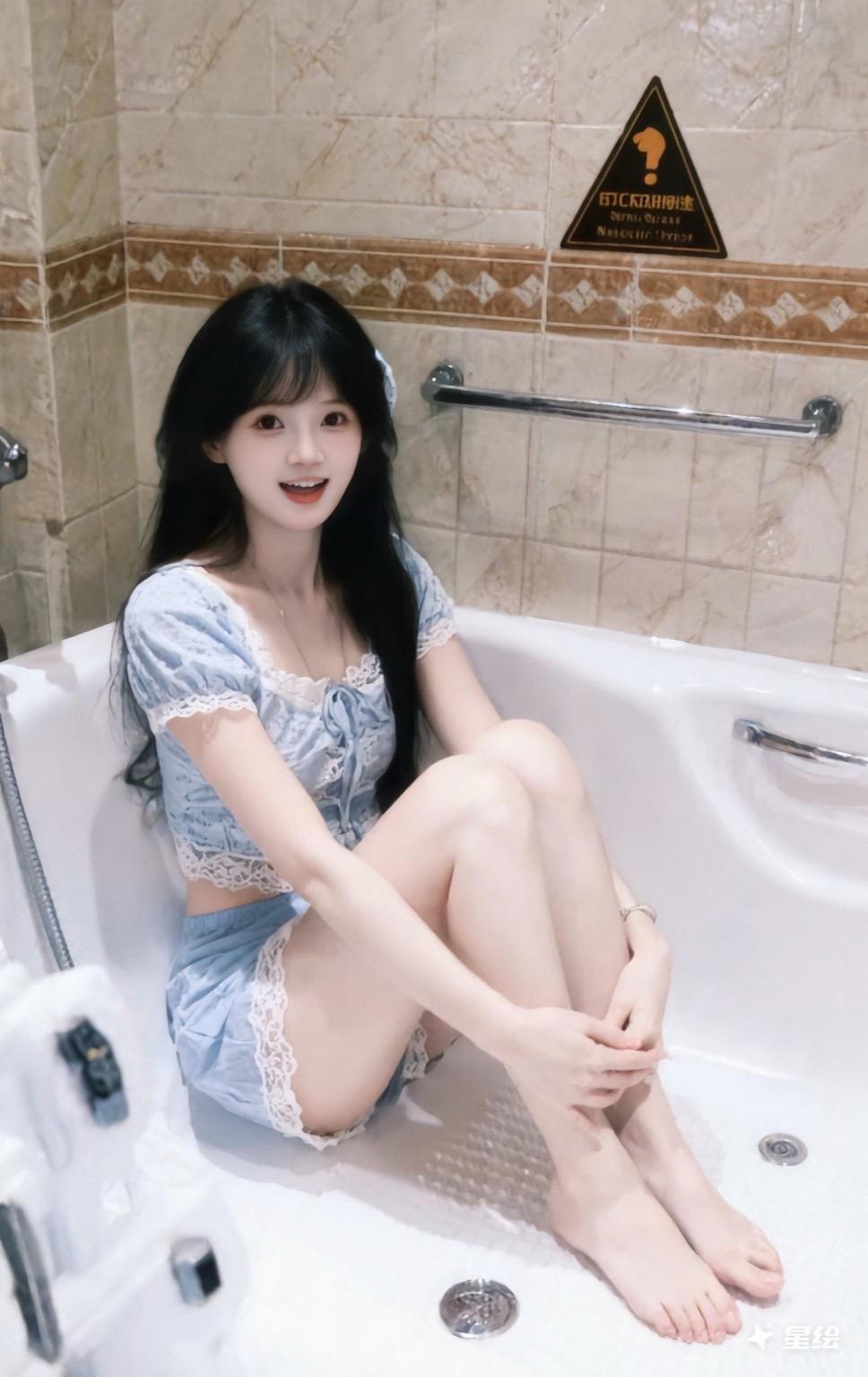 沐浴花雨中 少女写真 蝴蝶结女孩壁纸 少女感