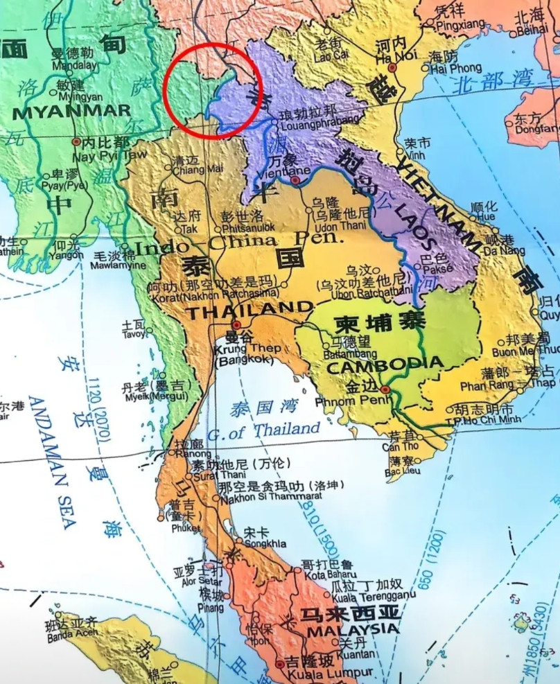有点可惜，我们和泰国之间就差那么一点，就可以成为陆上邻居了。如果有了这层地缘关