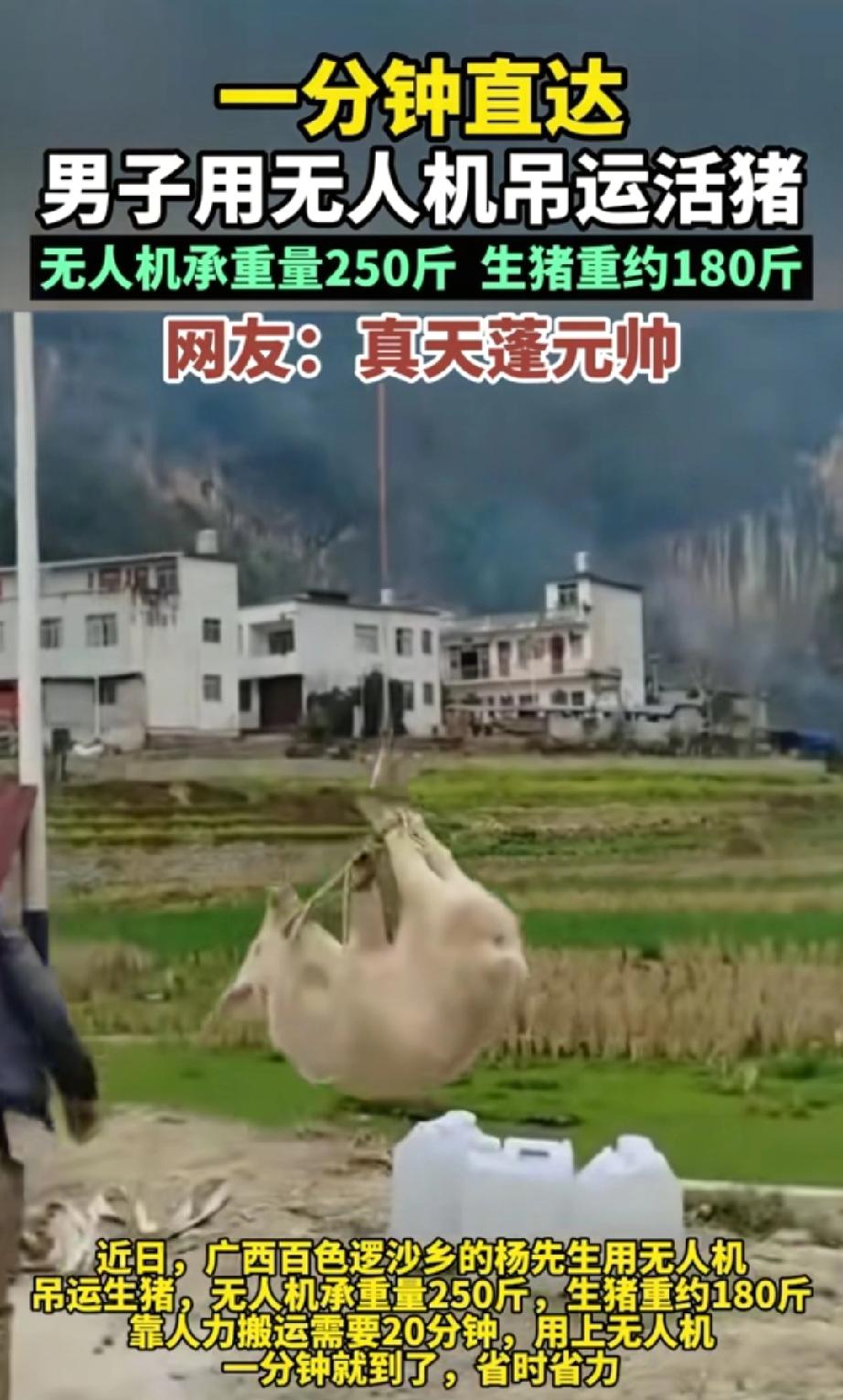 笑不活了！广西百色，杨师傅在山上做墓碑，但因为山高路远，弄吃的不方便，就灵机一动