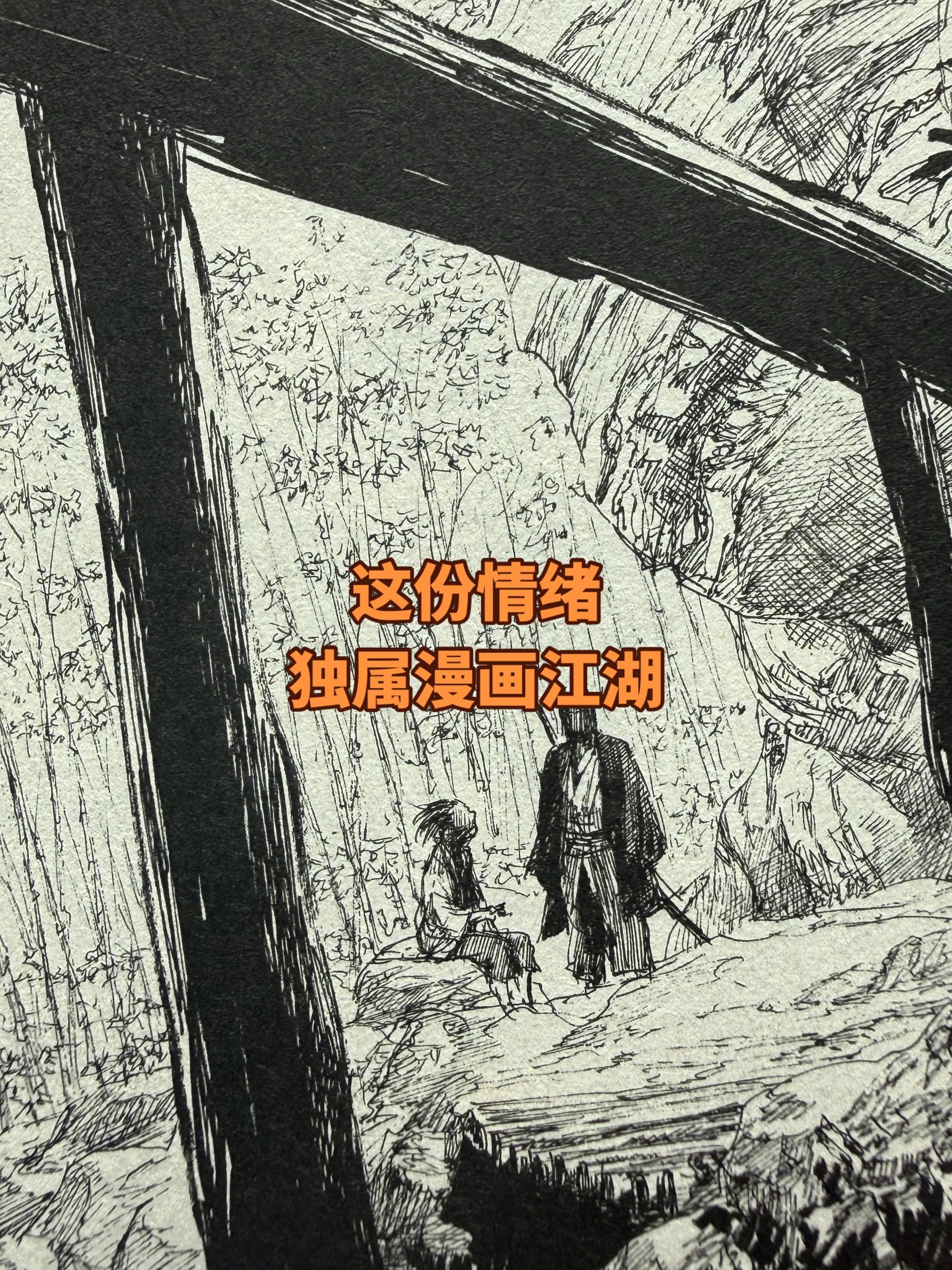 这就是漫画独有的美学。不论是电影还是动画都无法呈现这份情绪，这就是漫画