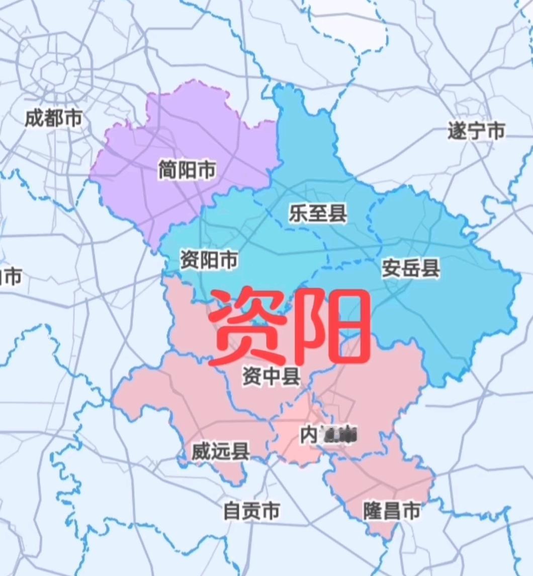 巴中有机会超越资阳嘛？在25年两市还相差200多亿，但资阳被夹在成渝中心两头虹吸