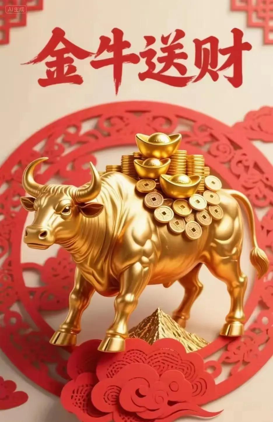 金牛送财鸿运常来