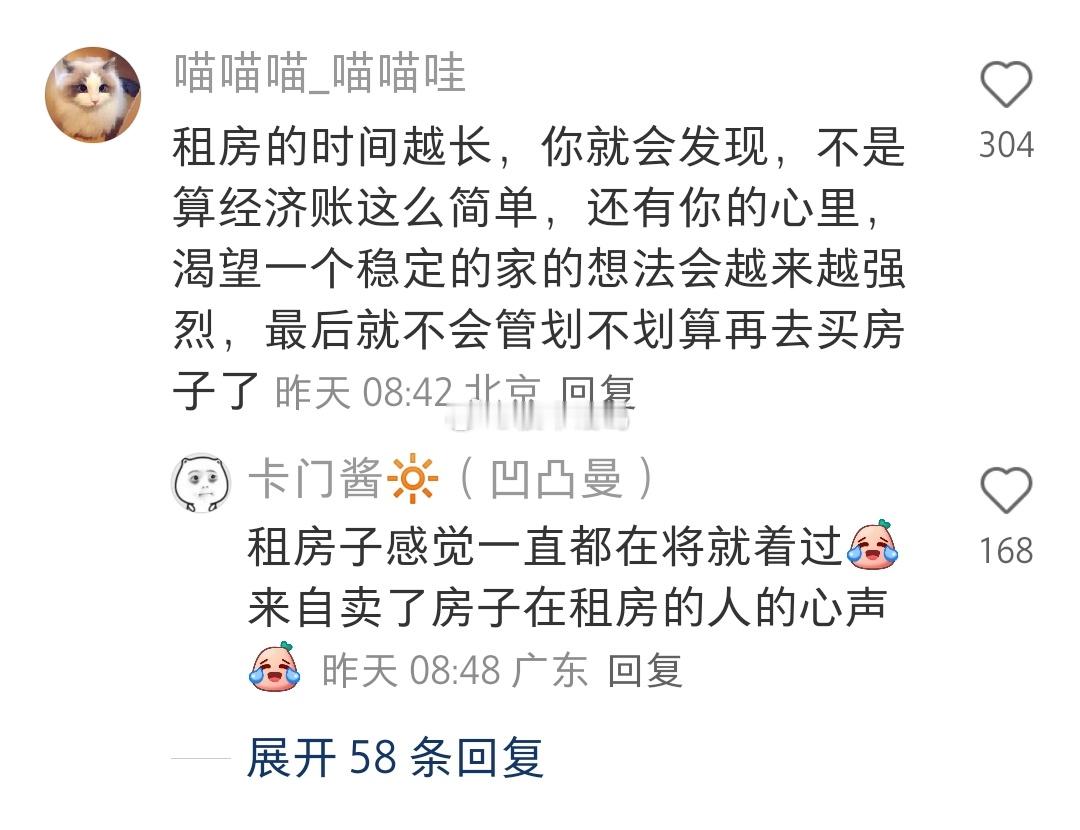 长期租房的感受。。​​​
