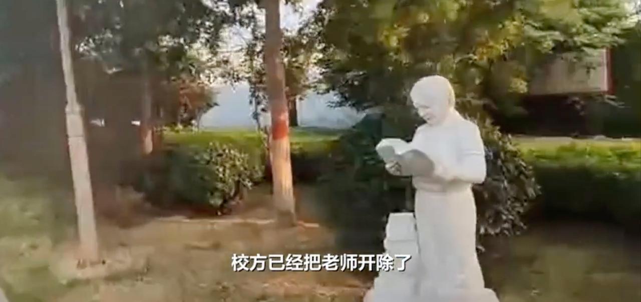 山东郓城一小学生把行李箱推下楼梯，被老师自罚40个耳光，家长投诉后老师被开除。这