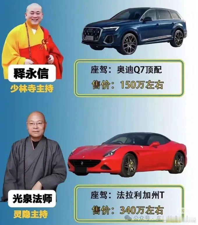 印乐法师任少林寺住持好马配好鞍，高僧坐高驾，国内高僧豪车排行榜[吃瓜]突然失去住