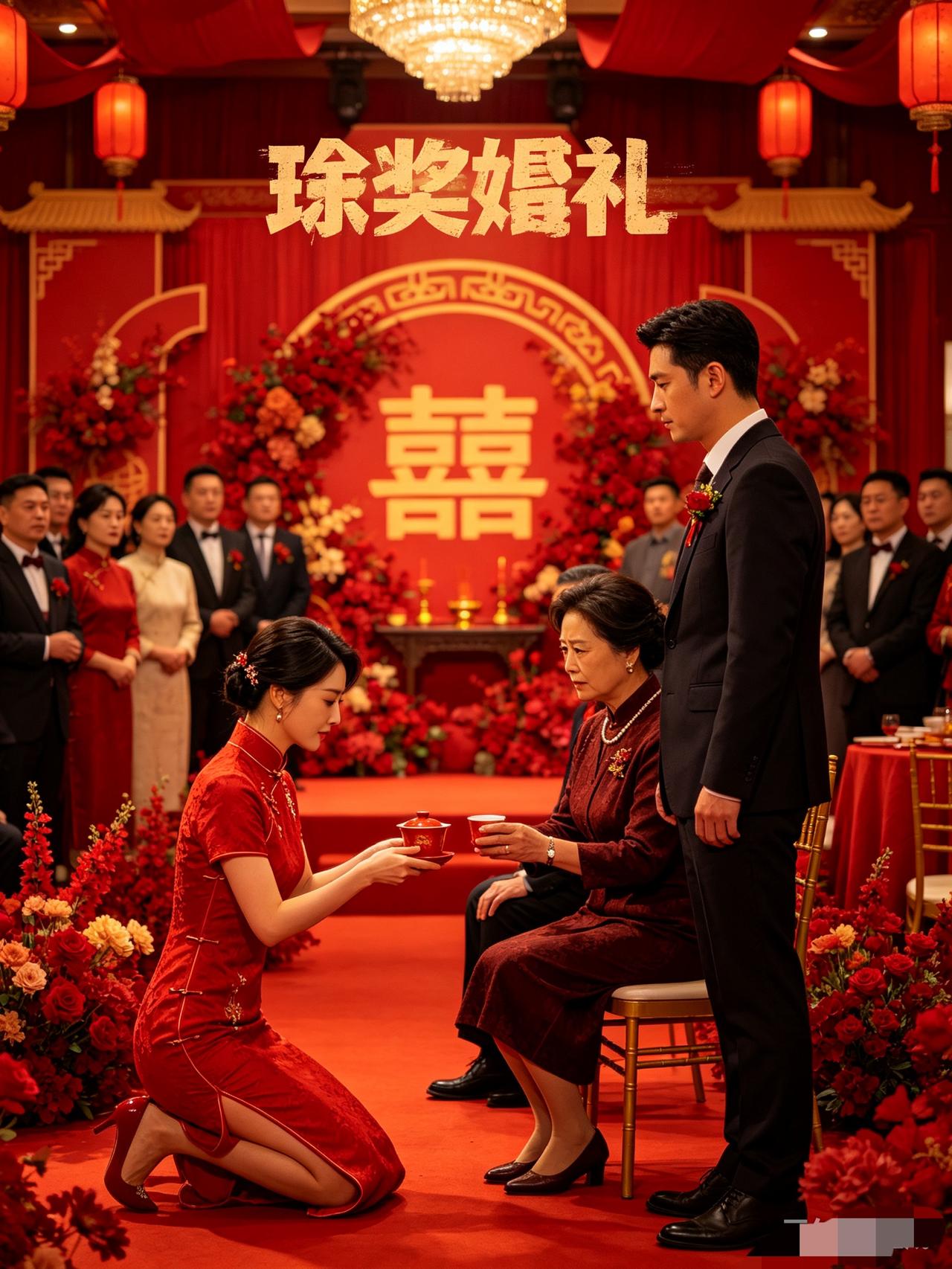 婚礼敬茶这一刻，婆婆索要51%股份，我当即决定取消婚礼大喜的日子，宴会厅喜气