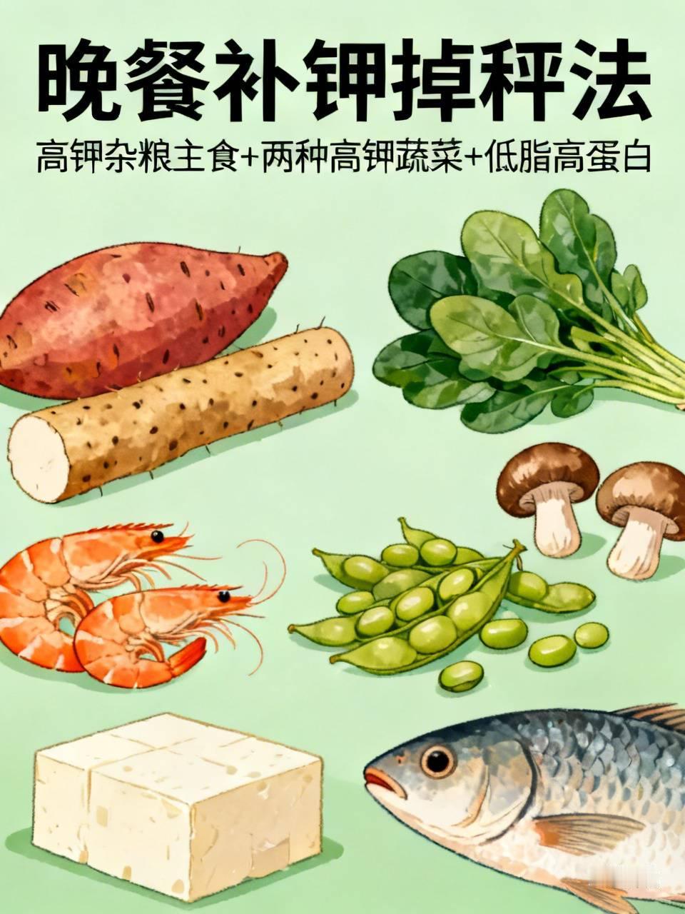减脂总卡在平台期？晚餐这样补钾，不饿肚子还掉秤。很多人只盯热量，忽略钾能消水肿