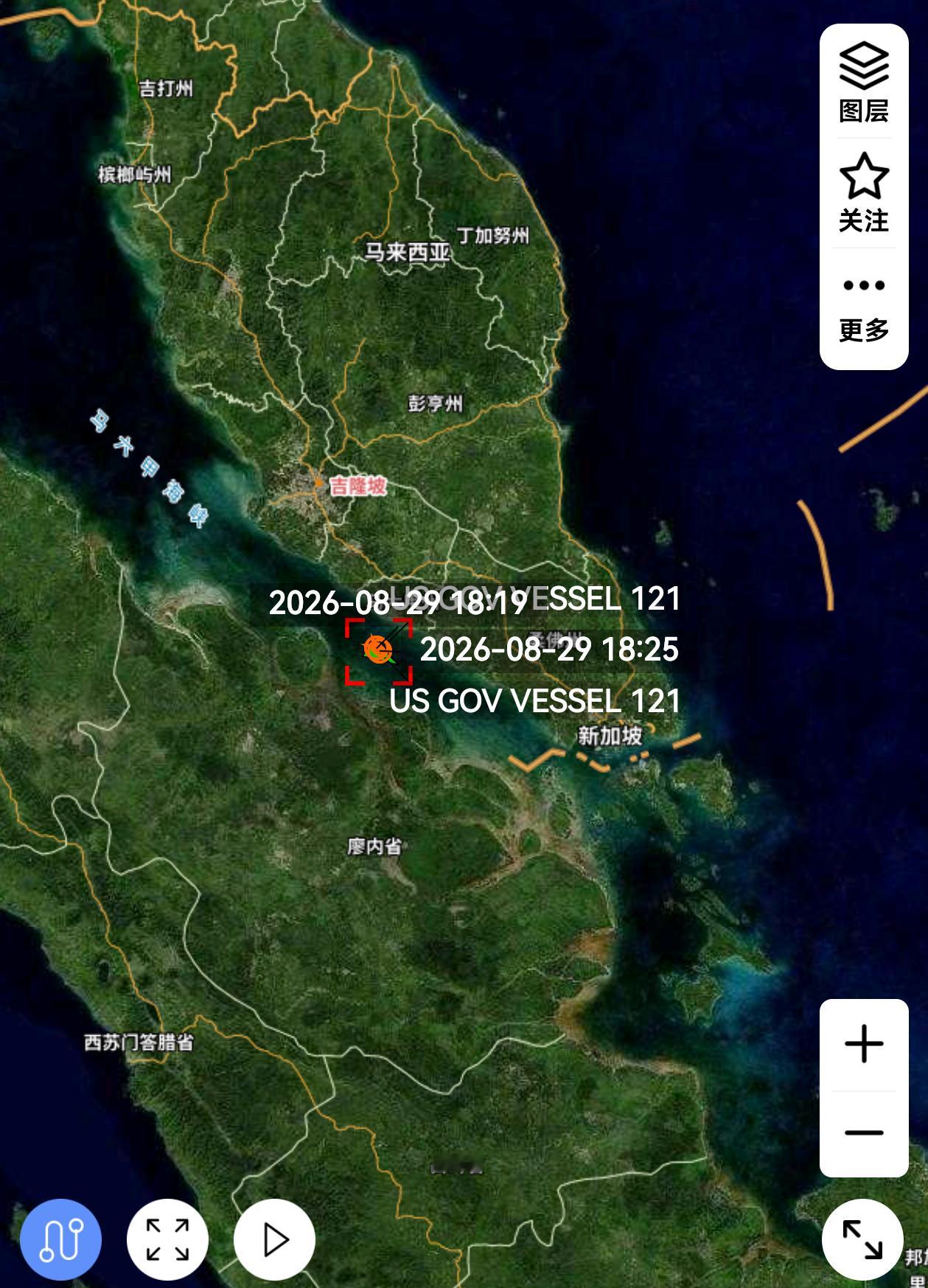 林肯号进入南海，华盛顿号打击群巡洋舰随行——AIS信号显示，8月30号，美国海军林肯号航母(CVN-