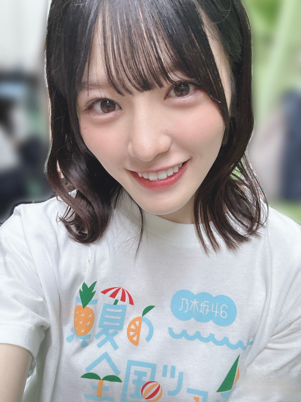 大越ひなの「追記　林さんと写真いっぱい撮れて嬉しかったり、先輩にかけていただいた