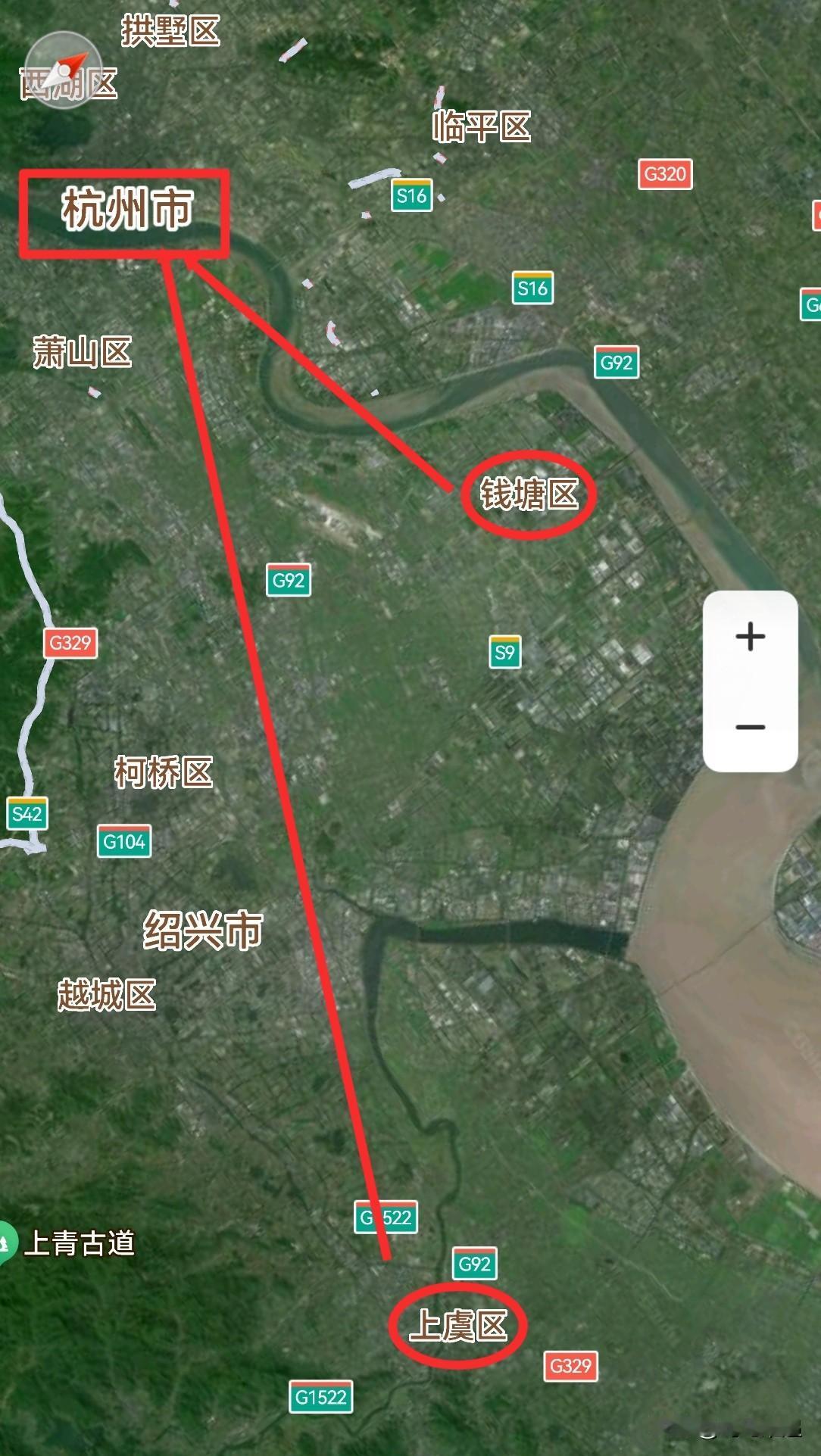 同为杭州市付，钱塘区1和上虞区1哪个更有金含量？钱塘区，由杭州经开区，变成钱塘