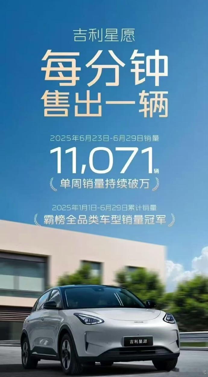 我为啥不看好MG4你说说你拿什么挑战吉利星愿。星愿上周买了1.1万台，一个月稳定