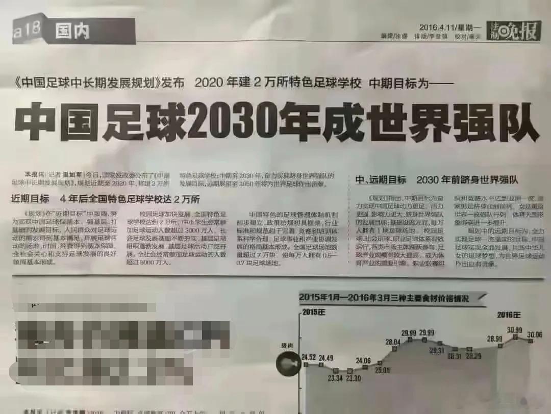 2030年快到了也就是下一届世界杯期待国足的表现⚽