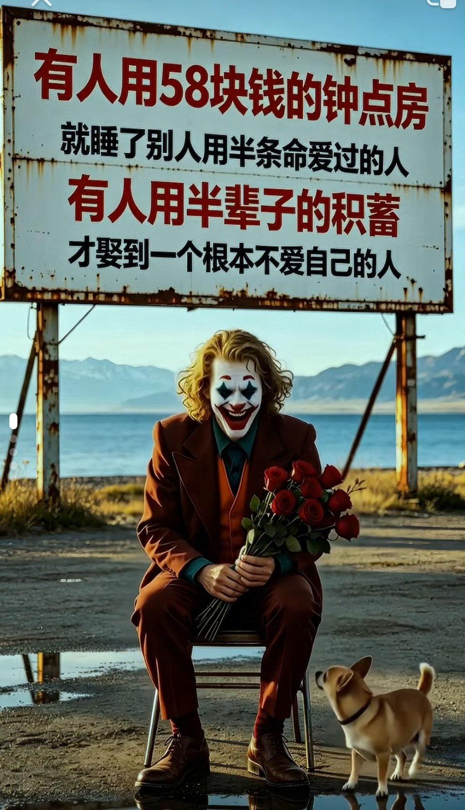有人用58块钱的钟点房，就睡了别人用半条命爱过的人，有人用半辈子的积蓄，才娶到一
