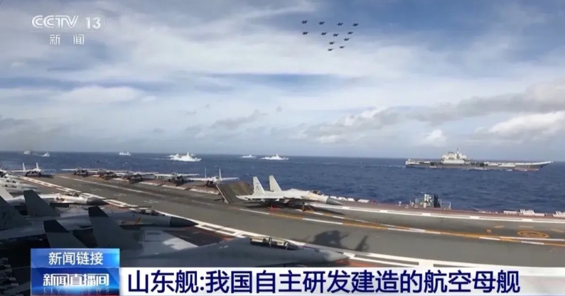 官媒实锤福建舰电磁弹射，鹰酱突然公布一张卫星图像，作战能力远超想象5月24日，