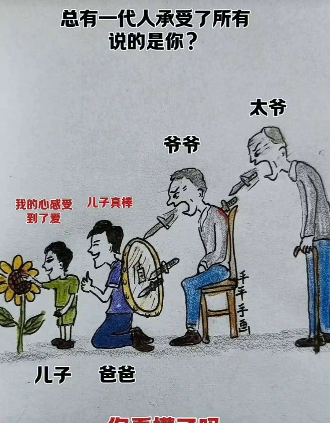 总有一代人承受了所有，你们看懂了吗？
