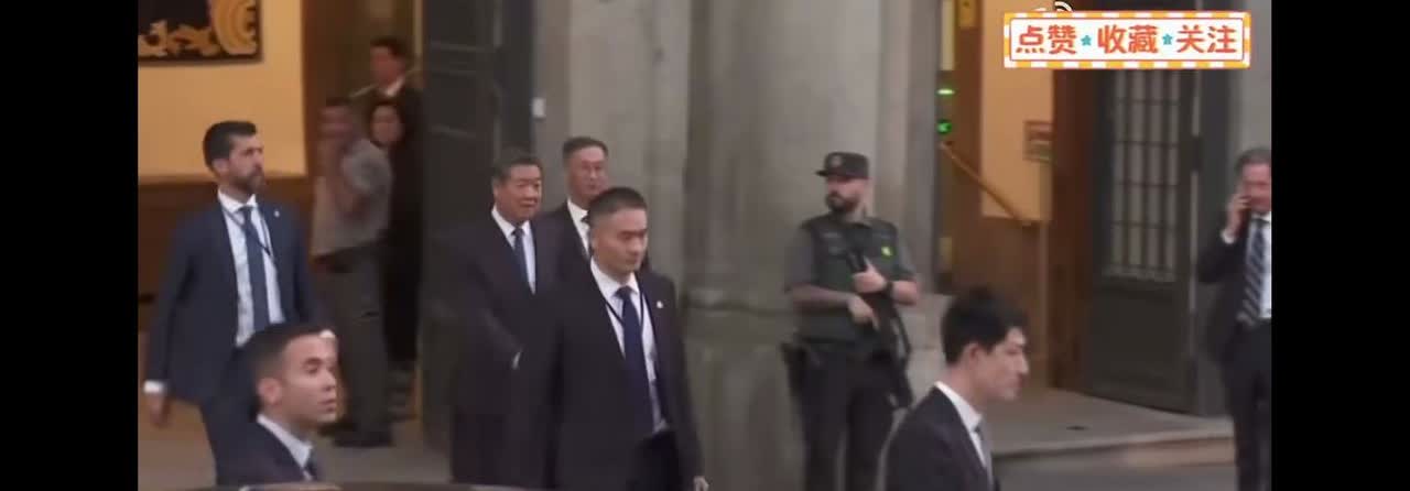 马德里谈判结束了，中方代表团走出会场，感觉神清气爽，云淡风轻，挺松驰的。