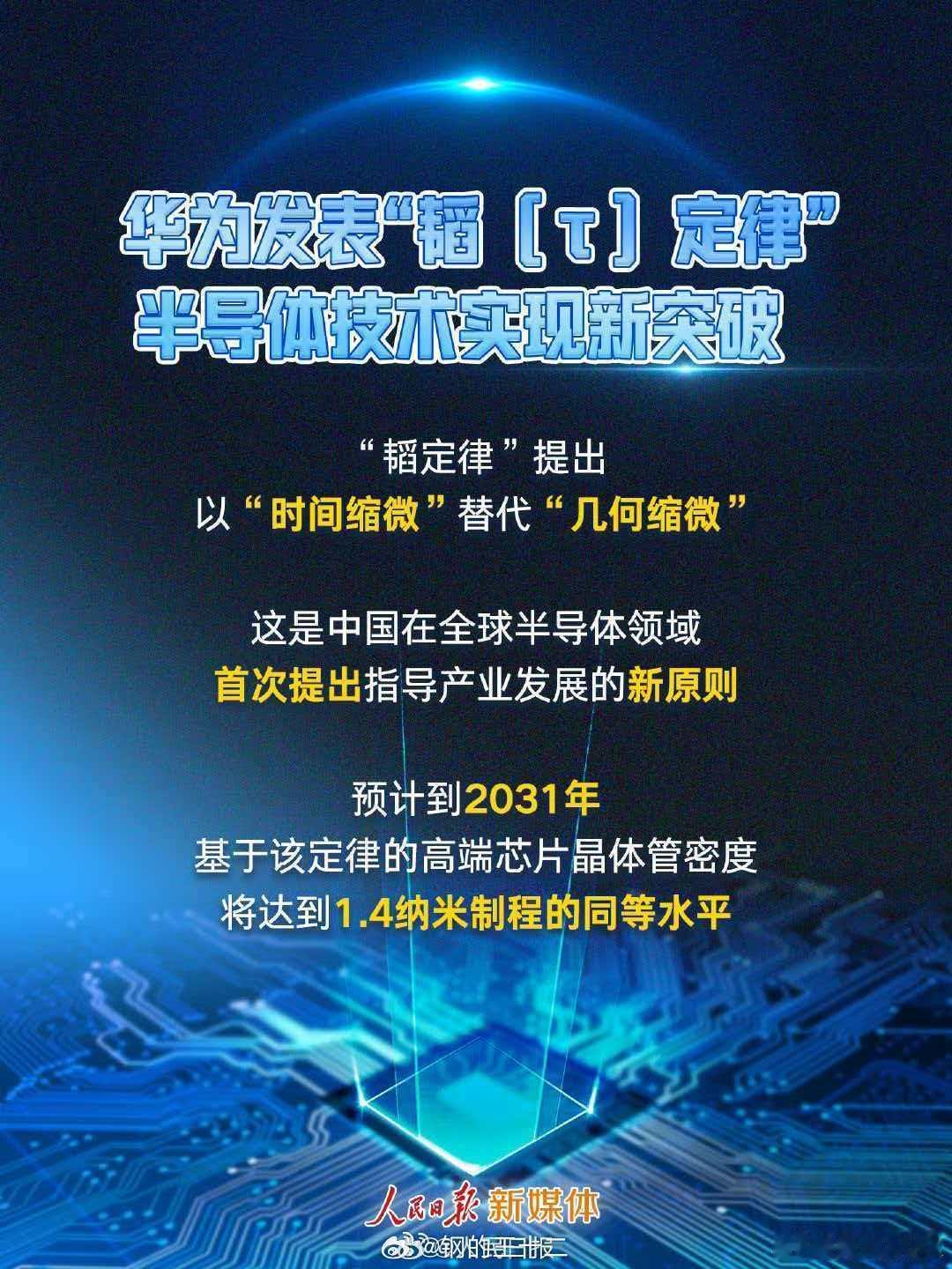 华为半导体领域新突破其实何庭波这一套言论的结论部分，有个天然的，巨大的BUG，如