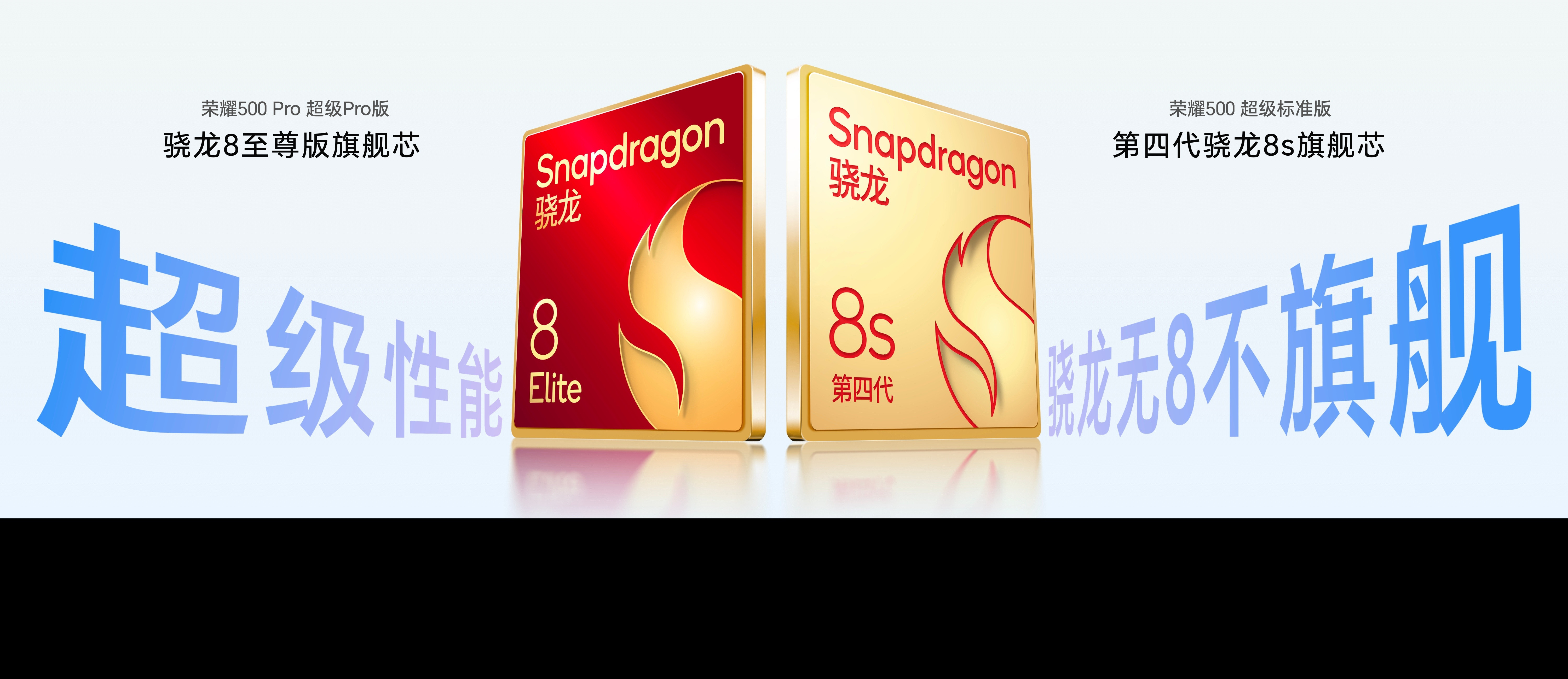 系列性能断档领先！荣耀500全系搭载骁龙8系芯片，超级标准版搭载骁龙8sGen