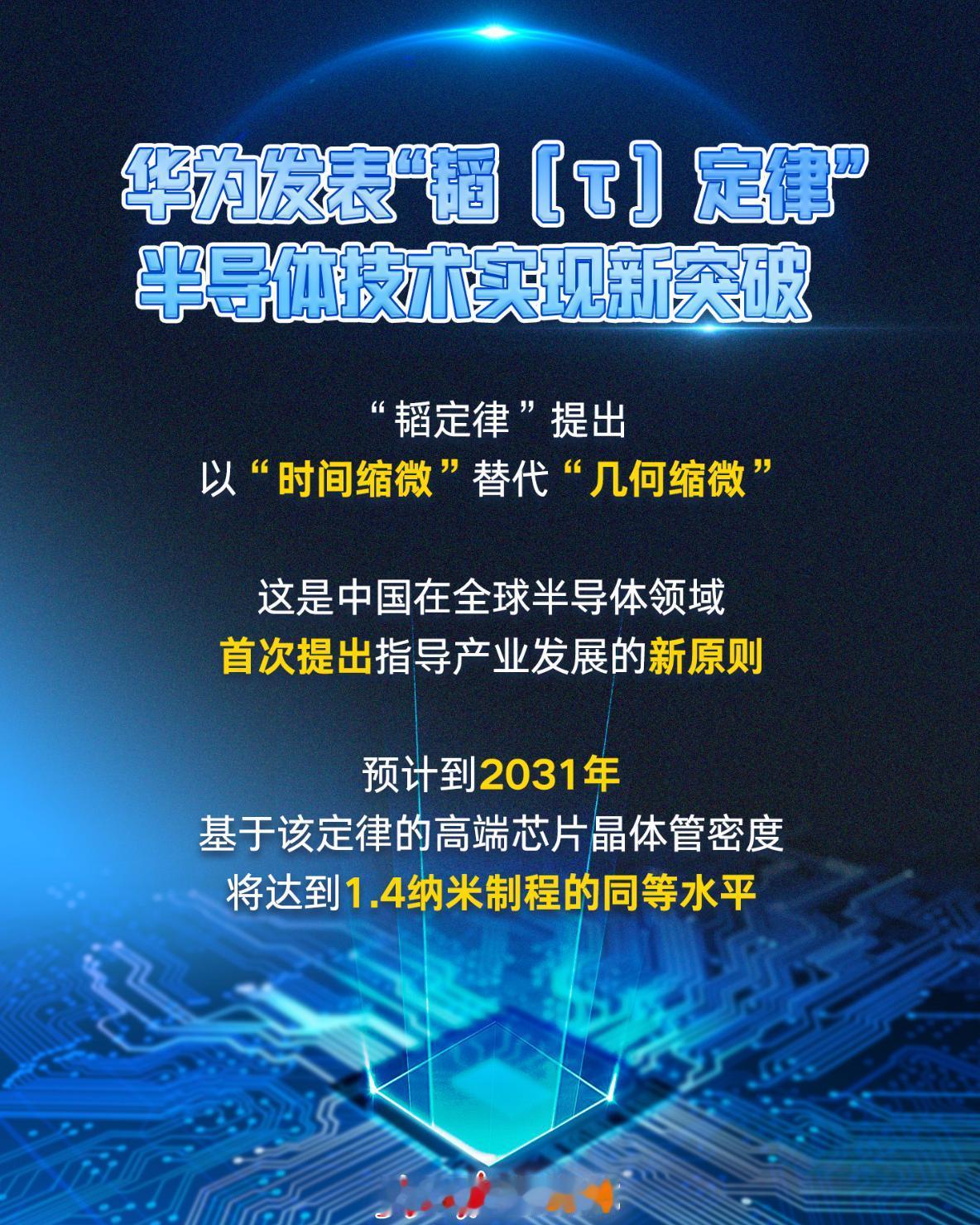 这个应该是今天的大新闻，华为的新突破。命名和定义有点复杂，可能很多人看不懂，我