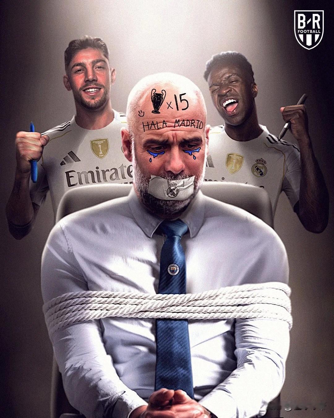 瓜迪奥拉没有撒谎，果然没有球队能逆转皇马！不出意外的没有意外，曼城回到主场依