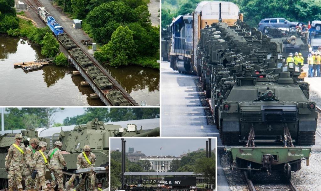 为了给特朗普庆生，美国阅兵式将出现2头骡子？美国这次6月14日的阅兵式，那可真