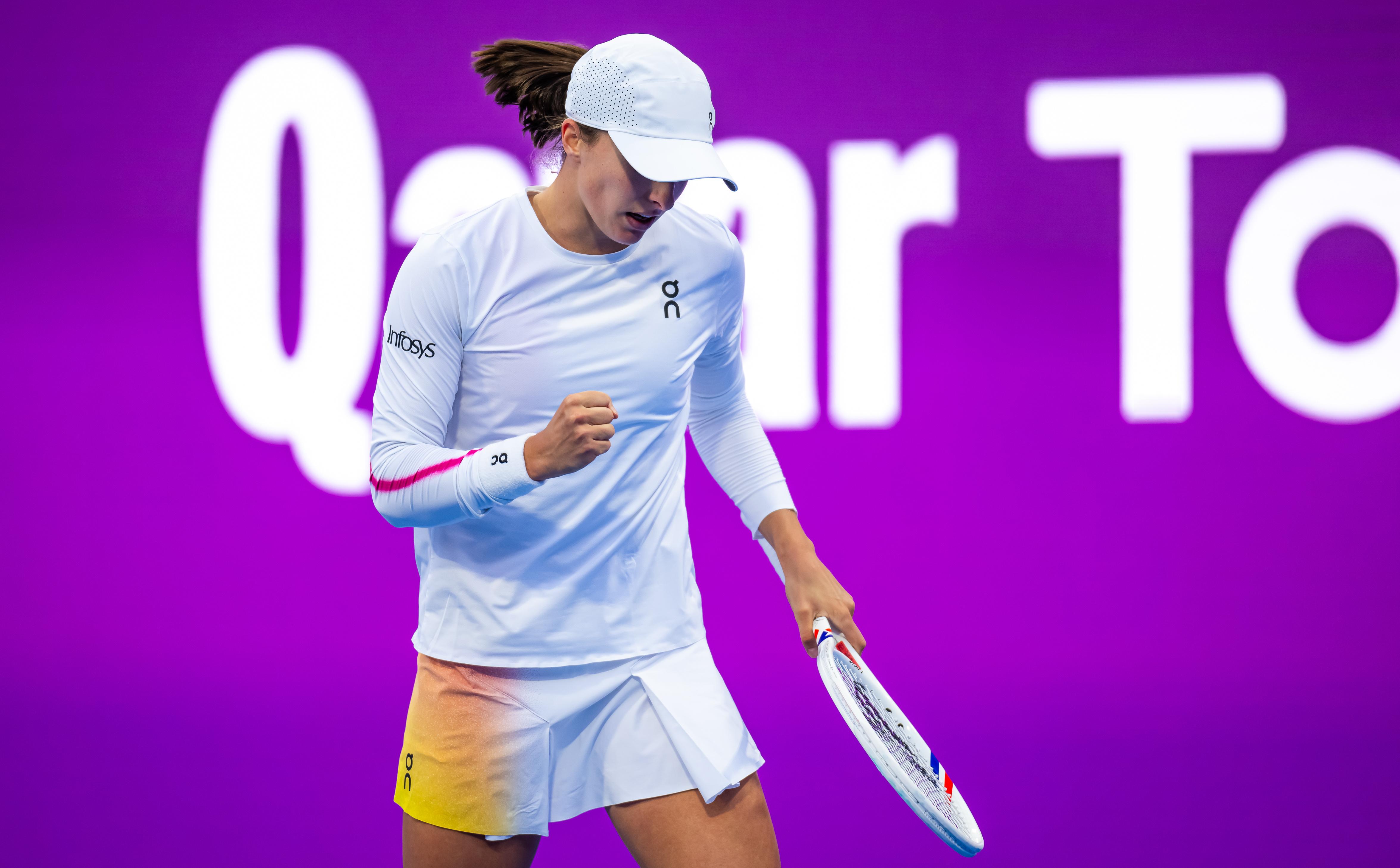 WTA1000多哈站第二日完整赛果👇第二轮：费尔南德斯6-26-2[8